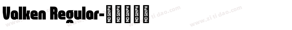 Valken Regular字体转换